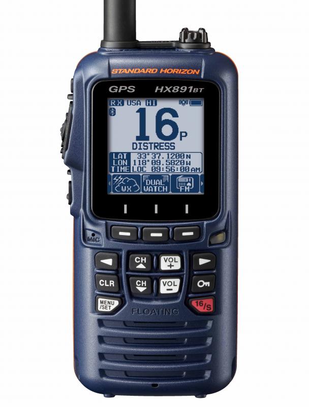 Standard Horizon HX891BT/E z GPS, samodzielna zmiana MMSI