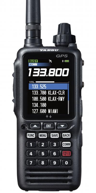 YAESU FTA-850L - radiotelefon lotniczy z GPS, ILS, VOR