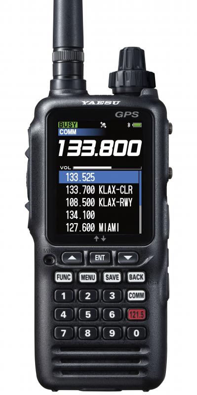 YAESU FTA-850L z GPS, ILS, VOR, wyświetlaczem trasy lotu i nawigacją